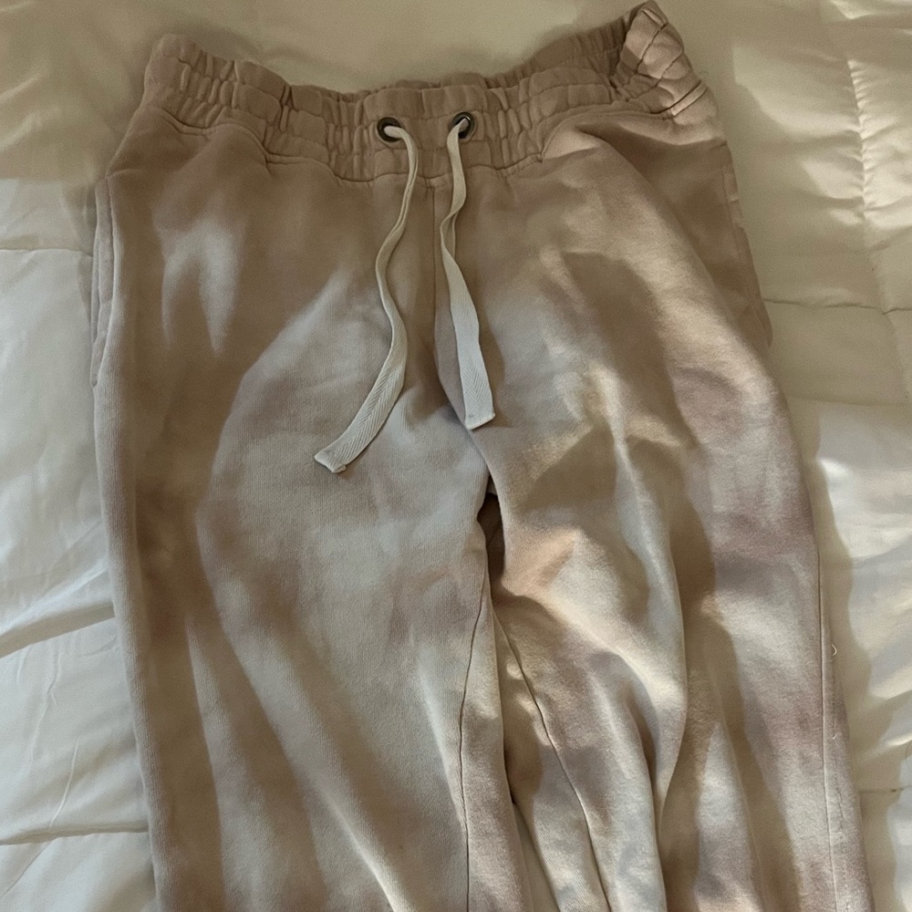 Cotton On Tie Dye Beige Sweatpants